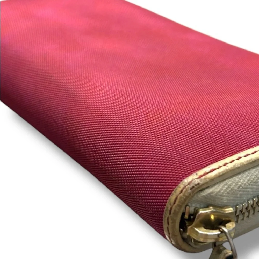 Gucci Red Wallet Vintage Zip-around Long Wallet The Boulevard Collection RARE - Picture 4 of 14